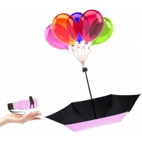 Cozyone 日傘 折りたたみ傘 超軽量 遮光率100% UVカット率99.9% UPF50+ 紫外線対策 小型 携帯しやすい 晴雨兼用 ミニ傘 6本骨 (ピンク)